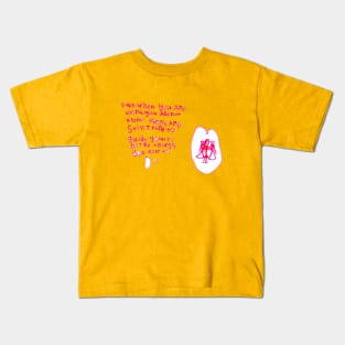 Even when you are alone, you are not alone. People are still there to guide you to do the things you want to do. Kids T-Shirt